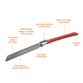 Professional Japanese Folding Saw with Back Strip Blade (9.5 Inch)