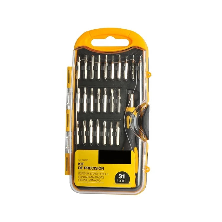 31-Piece Precision Tool Bit and Socket Set for Professional Repair