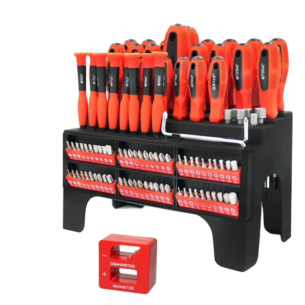 101-Piece Magnetic Screwdriver Set for Professional Home Repair