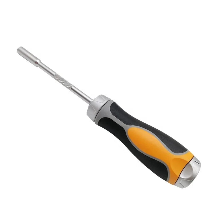 13-Piece Ratchet Screwdriver Set with CR-V Bits for Daily Repair