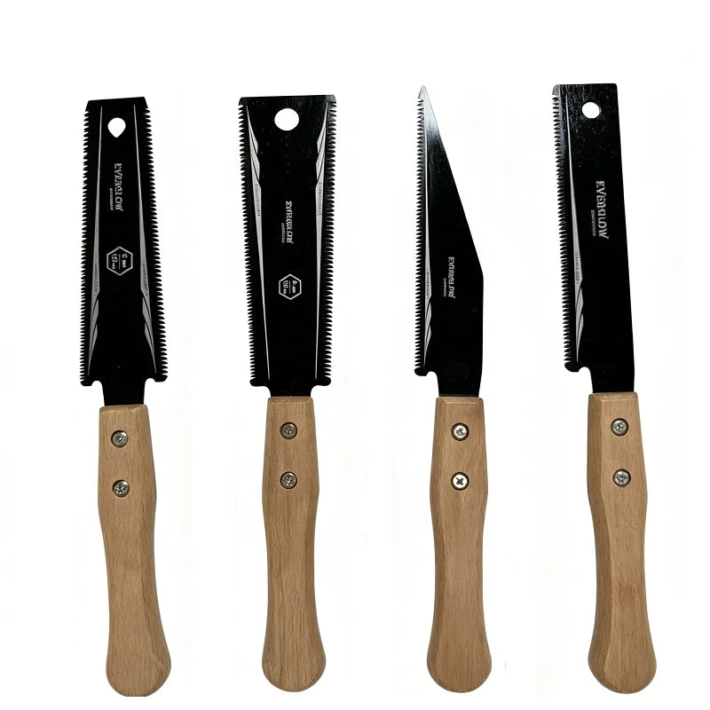 Japanese Ryoba Mini Pull Saw with SK5 Flexible Blade (6 Inch)
