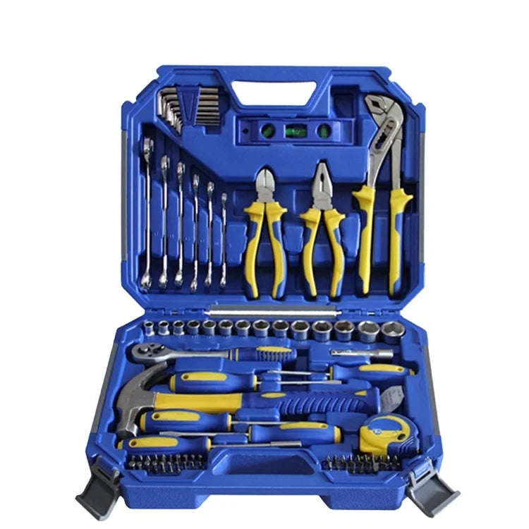 82-Piece Professional Household Hand Tool Kit with Storage Case