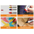 Professional Waterproof Marking Crayons and Woodworking Pens Set