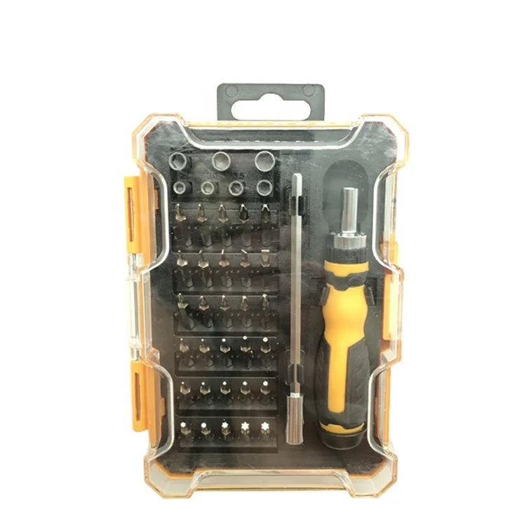 39-Piece CR-V Precision Ratchet Screwdriver and Bit Tool Set
