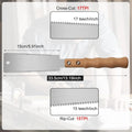 Japanese SK5 Double Edge Pull Saw for Flush Cut (6 Inch 17/11 TPI)