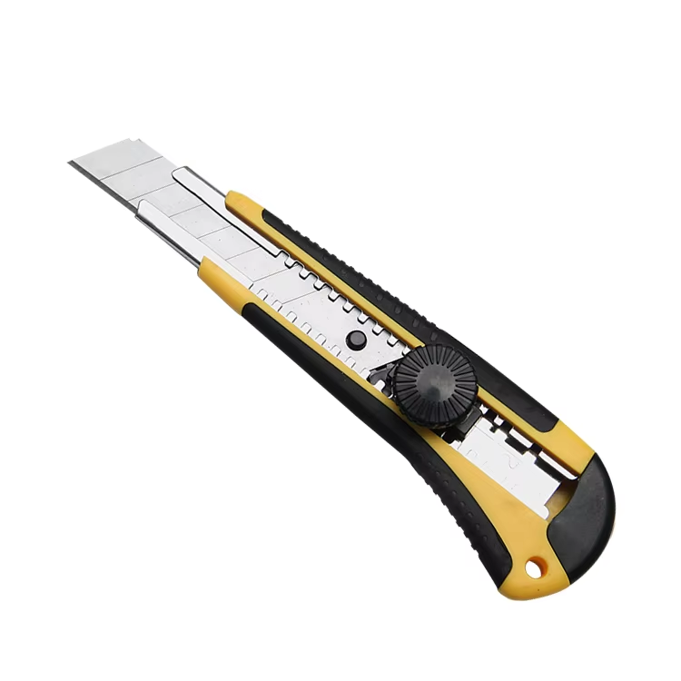 Heavy Duty Aluminium Alloy Utility Knife with Snap-Off Blade (18mm)